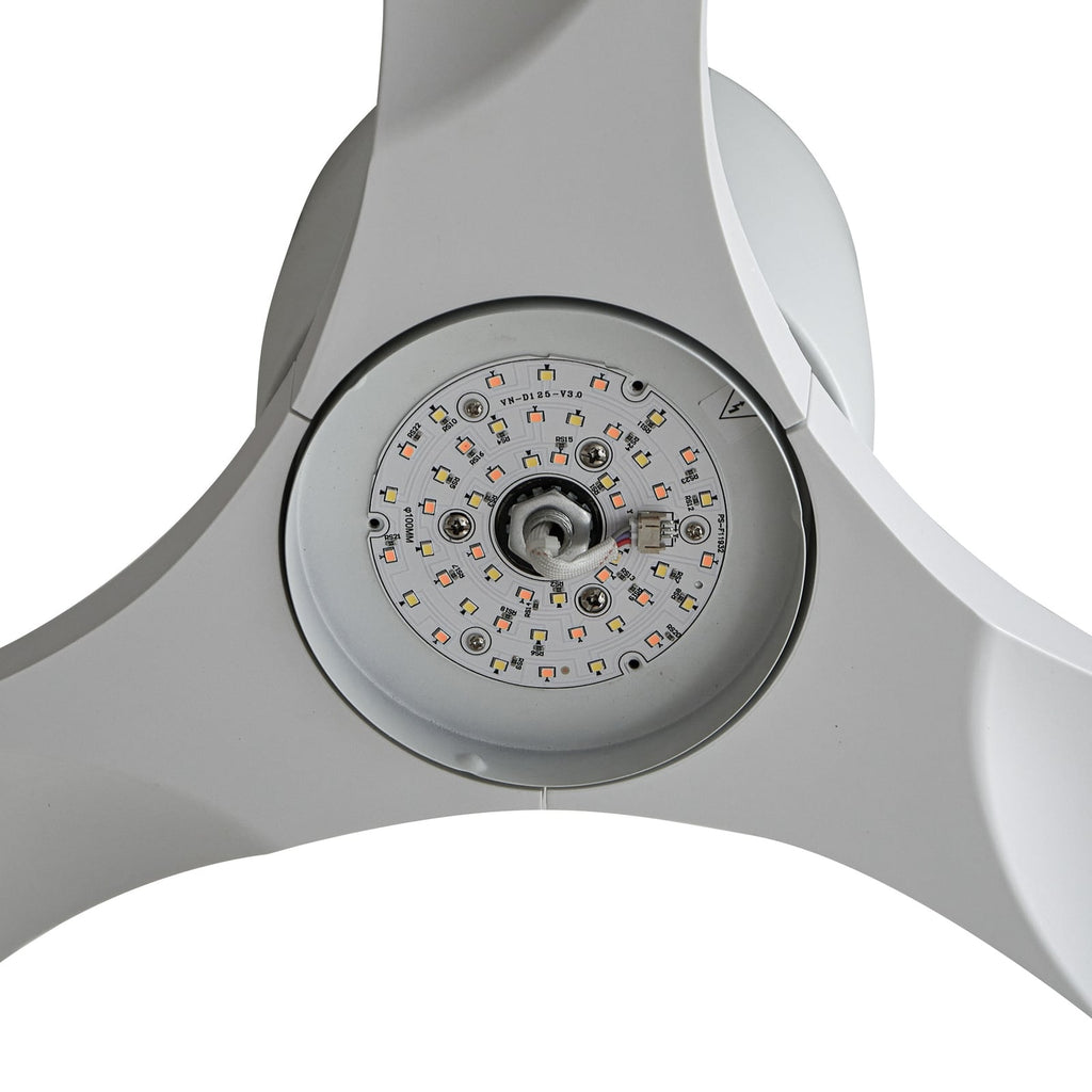 Oversikt av LED takvifte Moneno smart CCT dimbar hvit Ø131 cm monteringsdetaljer