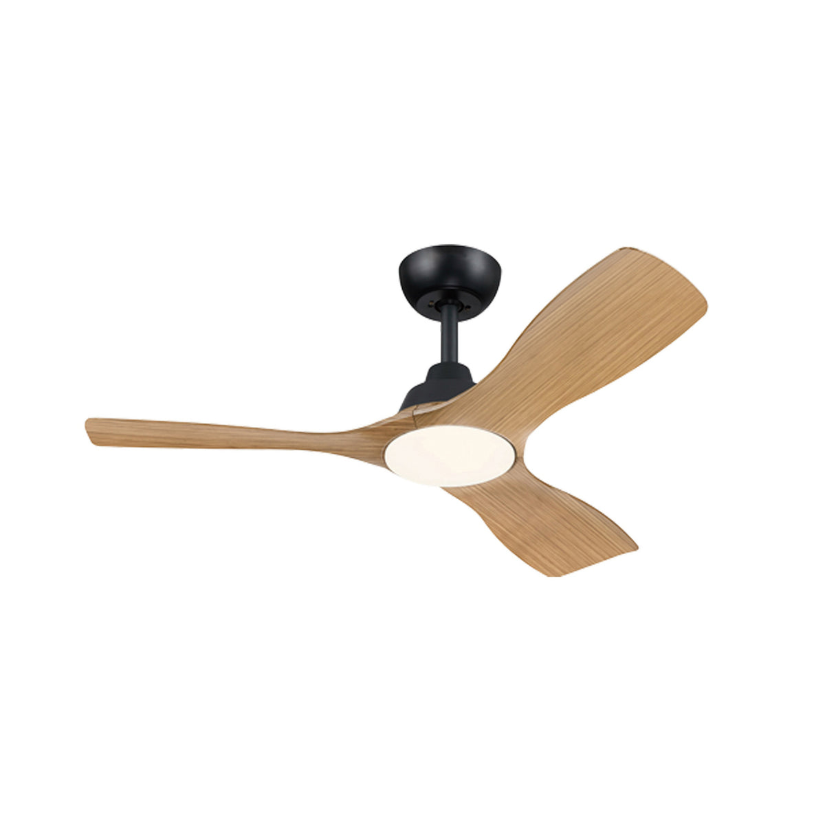 LED takvifte Olas dimbar Ø106 cm trefarget/svart montert i rom