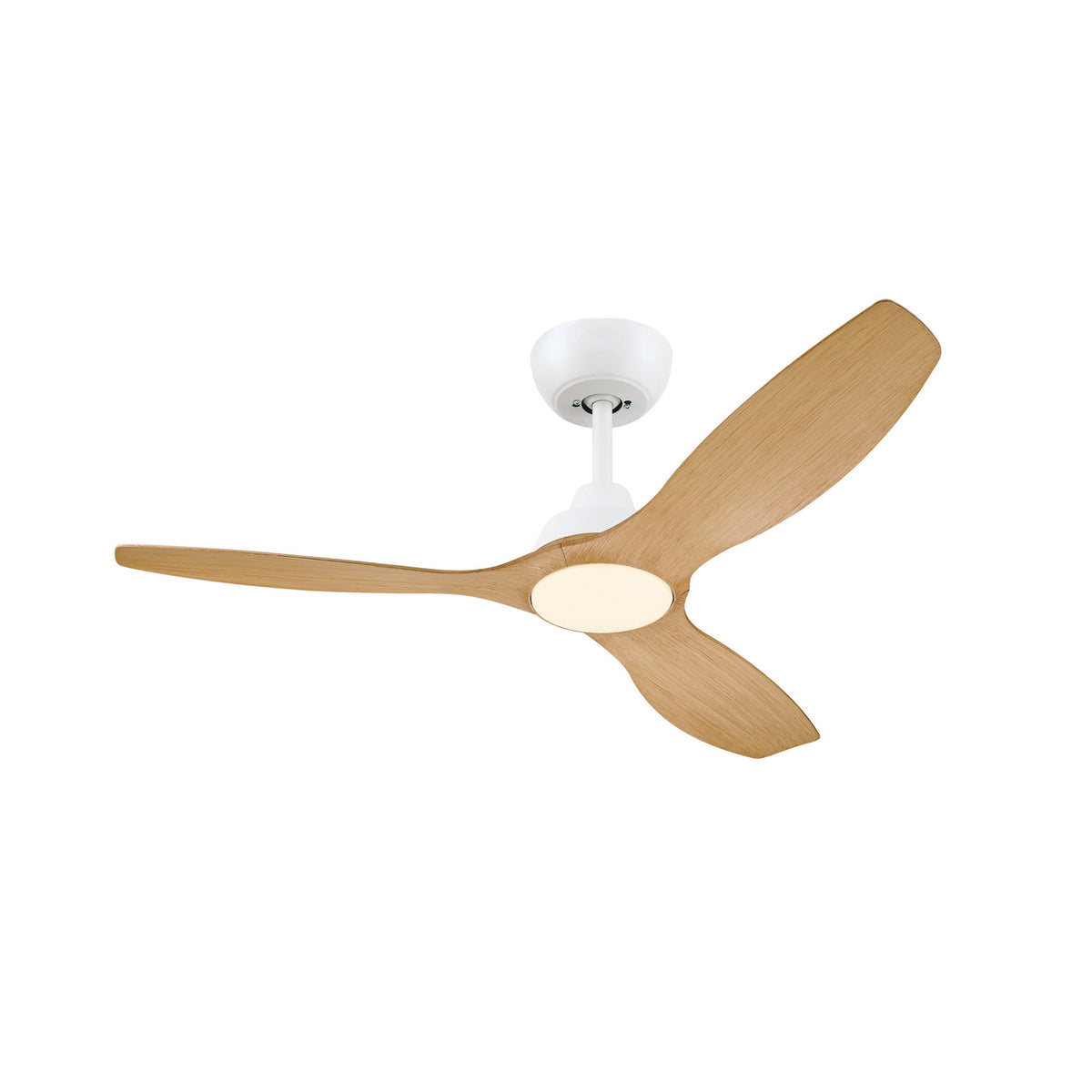LED takvifte Olas dimbar Ø132 cm trefarget/hvit montert i rom