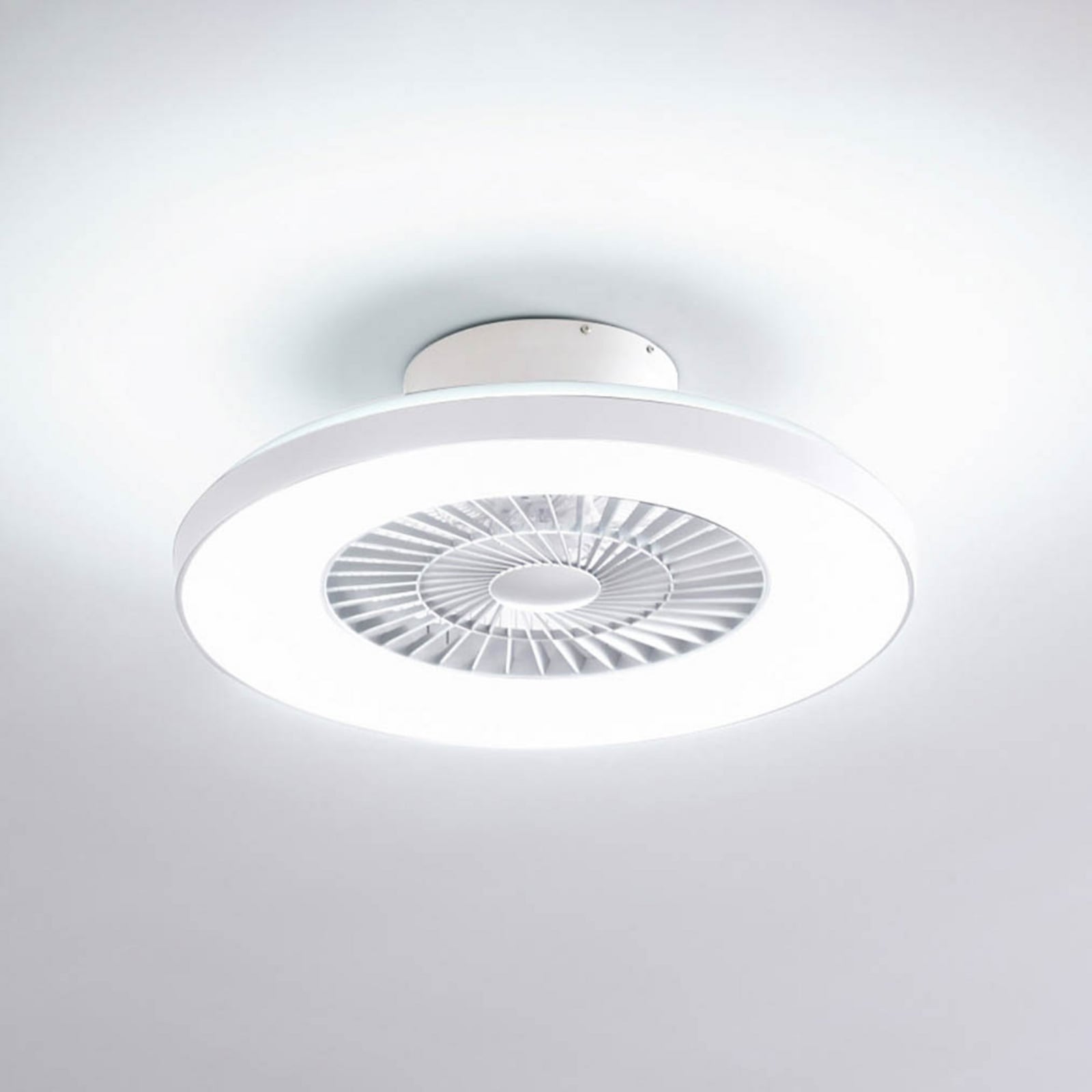 LED takvifte Paavo smart dimbar hvit Ø60 cm Tuya forfra