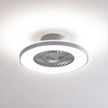LED takvifte Paavo smart dimbar sølv Ø60 cm Tuya forfra