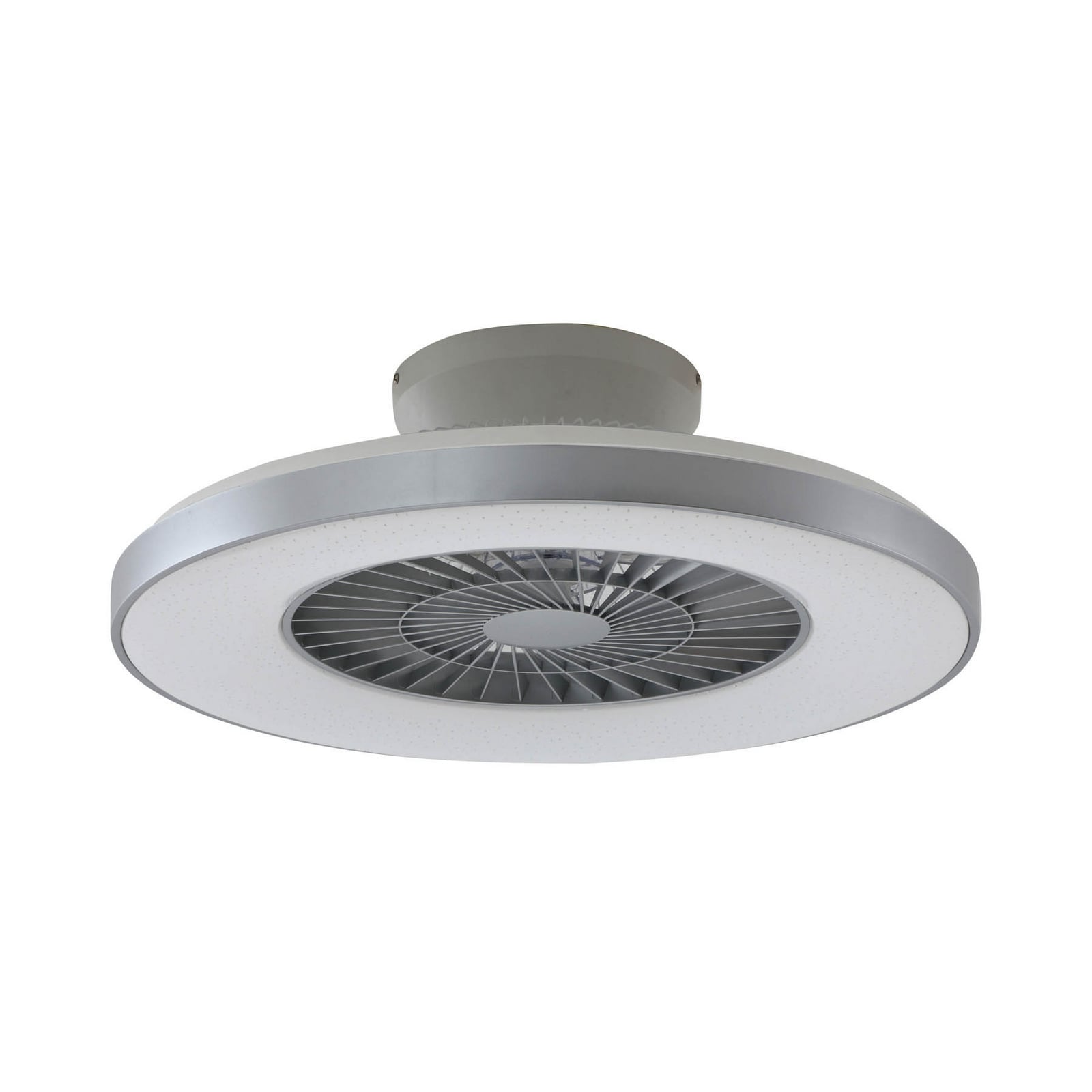 LED takvifte Paavo smart dimbar sølv Ø60 cm Tuya montert i tak