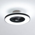 LED takvifte Paavo smart dimbar svart Ø60 cm Tuya forfra
