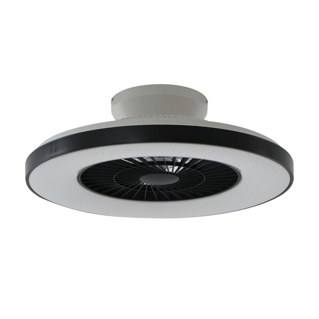 LED takvifte Paavo smart dimbar svart Ø60 cm Tuya montert i rom