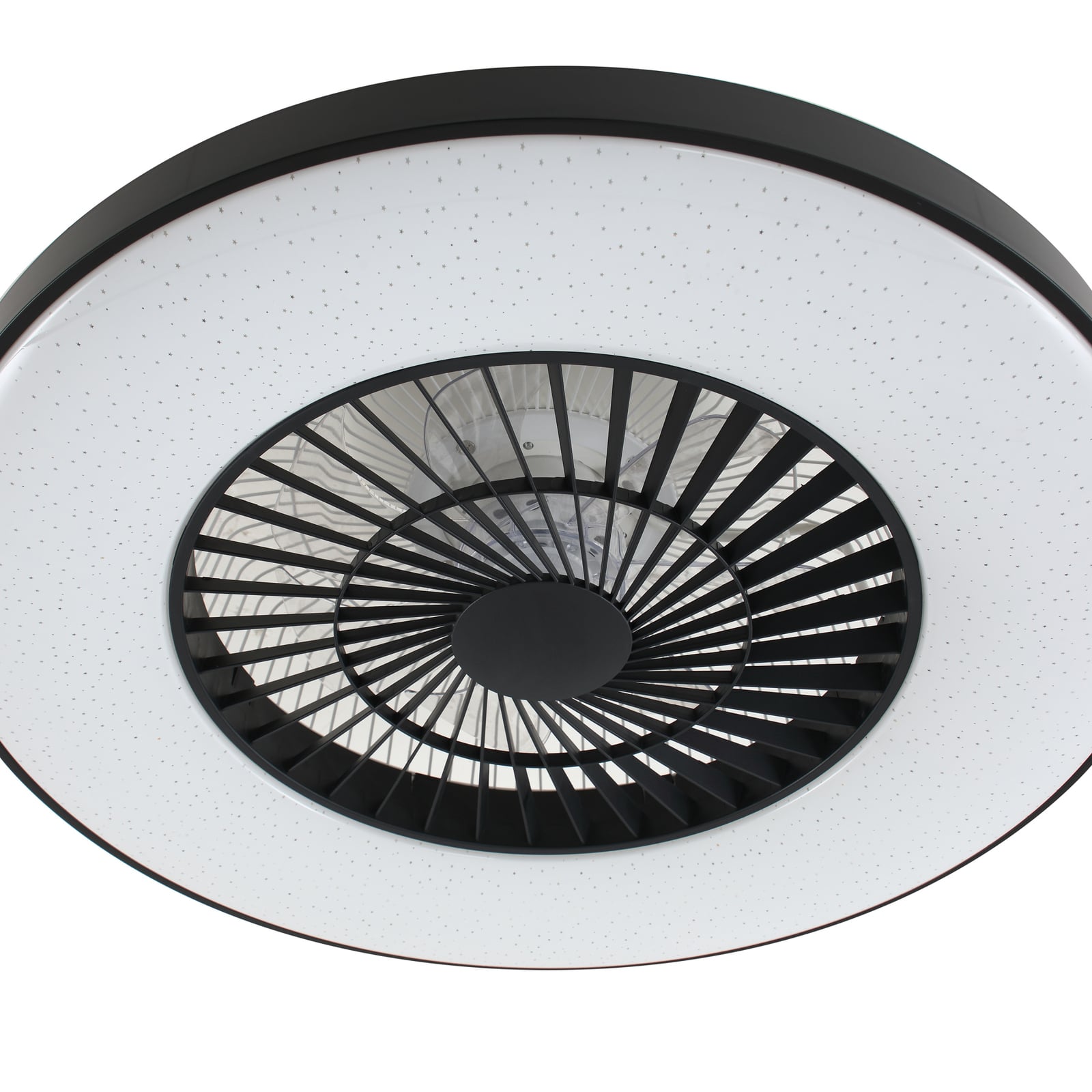 LED takvifte Paavo smart dimbar svart Ø60 cm Tuya fjernkontroll