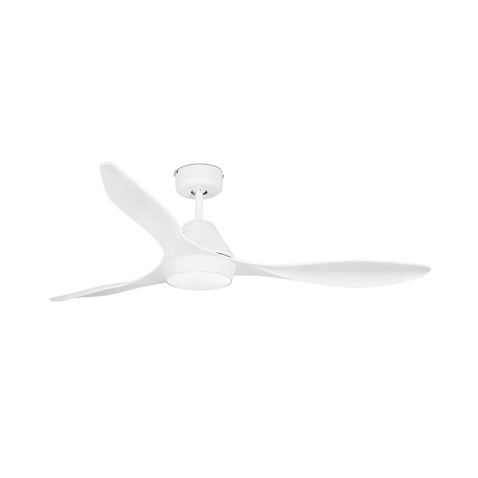 Detalj av LED takvifte Polaris L 3 vinger Ø132 cm hvit med fjernkontroll