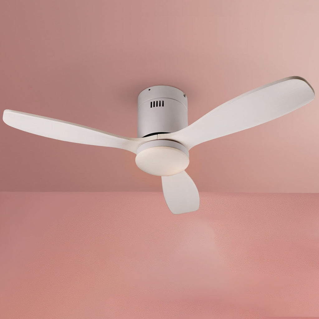LED-takvifte Siroco Mini med fjernkontroll hvit bakside