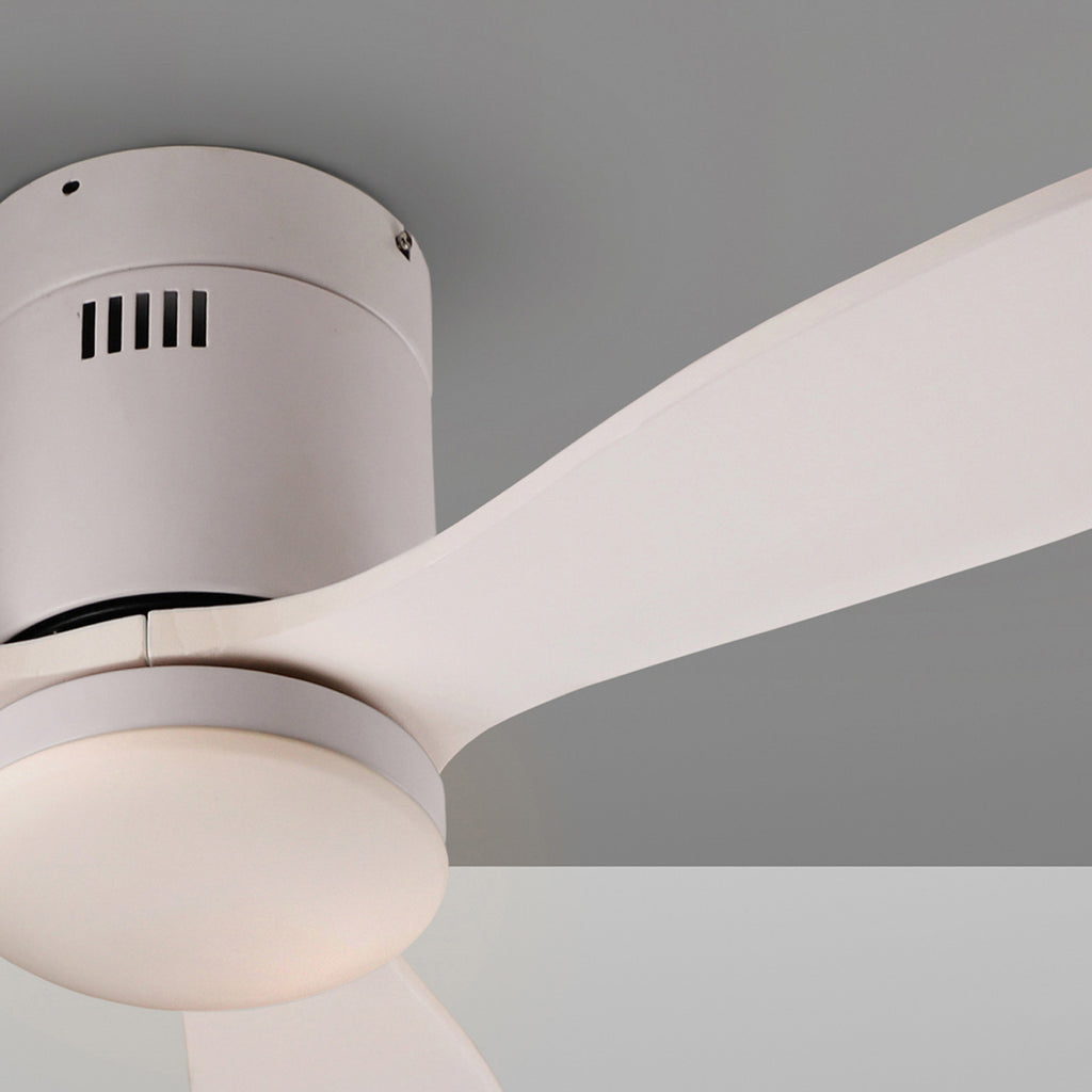 Montert LED-takvifte Siroco Mini med fjernkontroll hvit i rom