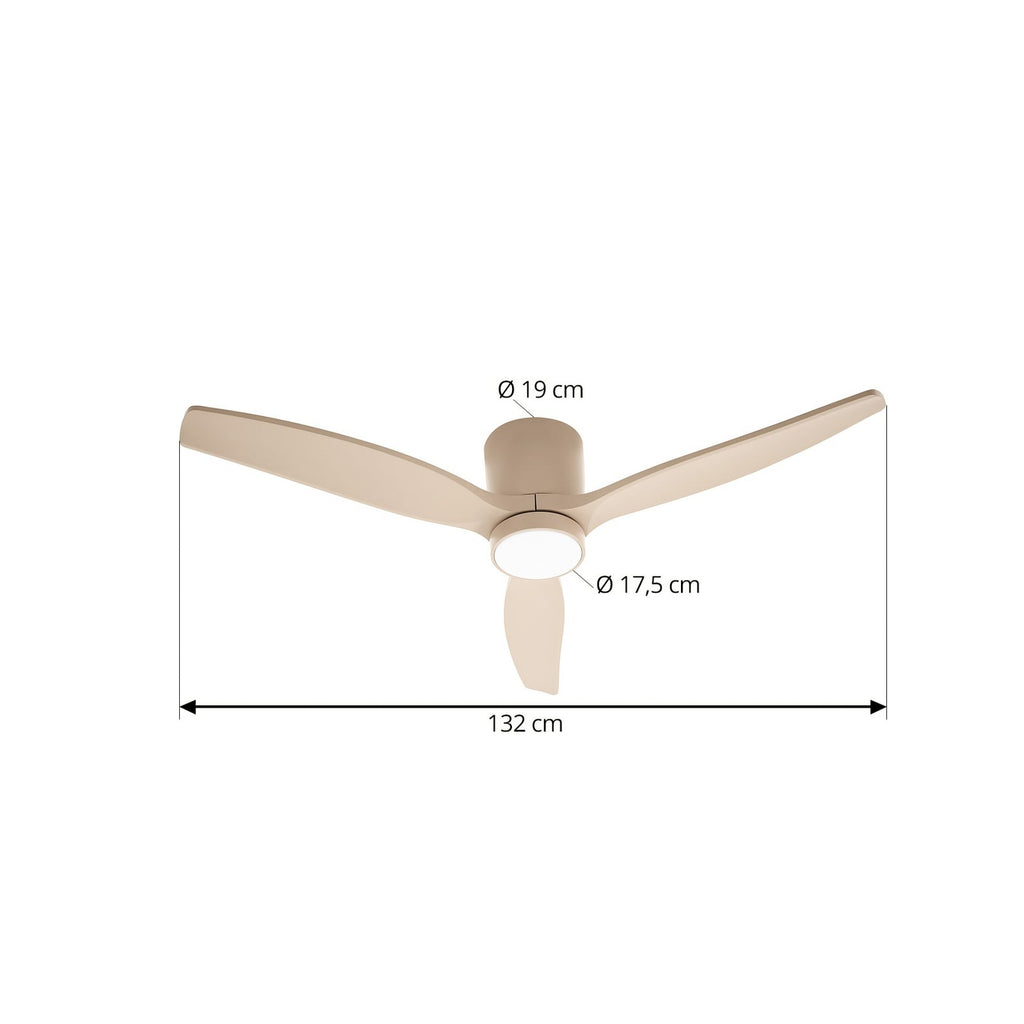 LED takvifte Sorin beige fjernkontroll detalj