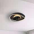 LED takvifte Sortland CCT dimbar med fjernkontroll Ø50 cm forfra