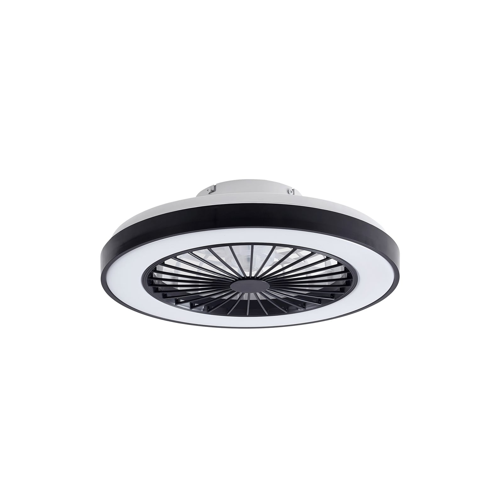 Montert LED takvifte Teleo dimbar RGB CCT Tuya Ø48 cm svart i rom