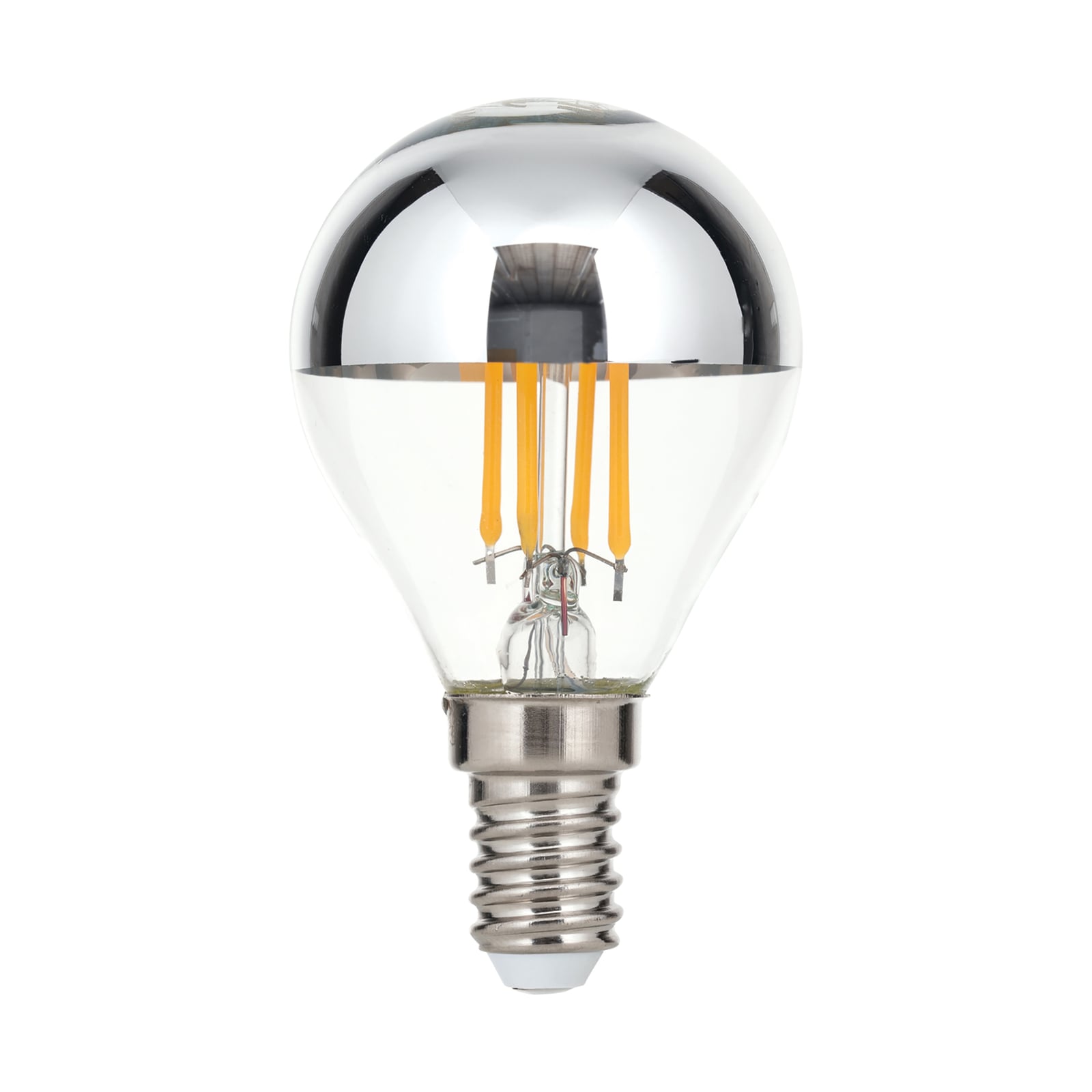 LED toppforspeilet pære E14 4W 2700K dimbar - ORION bakside