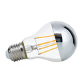 LED-toppforspeilet pære E27 8W 2700K dimbar - ORION forfra