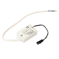LED-transformator 350 mA 5 W med kontakt hvit - Hera for bruk i LED-belysning