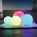 LED utedekorkule Monterolo-Z RGB Ø50 cm IP65 forfra
