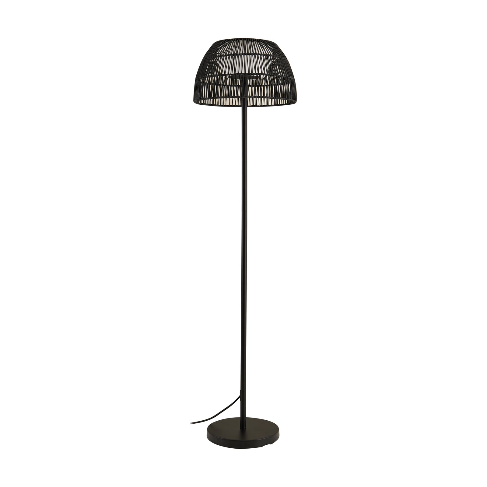 LED utegulvlampe Heribio montert i hage