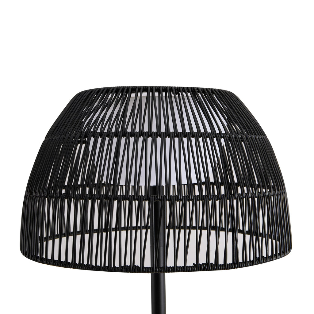 LED utegulvlampe Heribio svart jern Ø40 cm 153 cm IP44 - Lucande