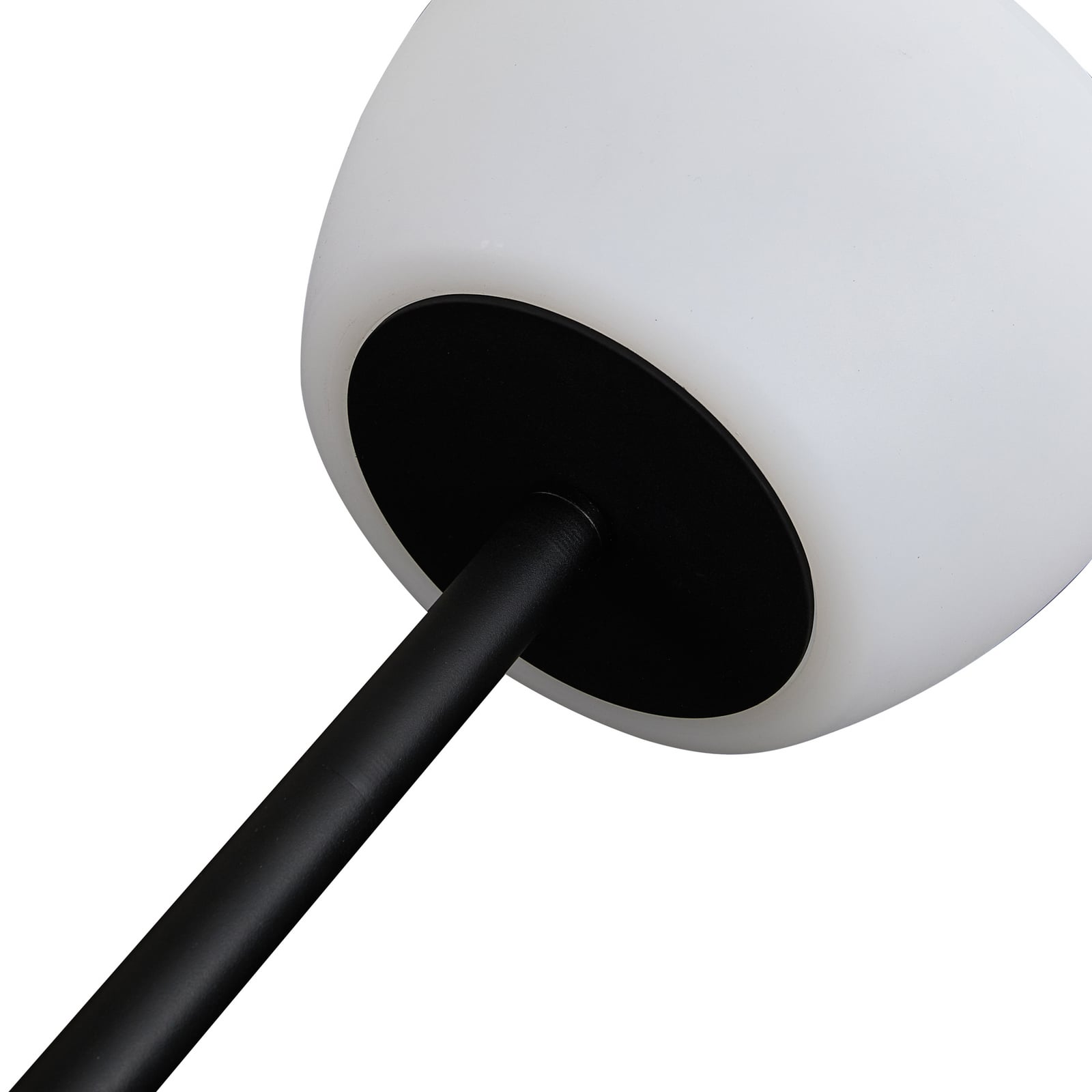 LED utegulvlampe Heribio svart jern Ø40 cm 153 cm IP44 - Lucande