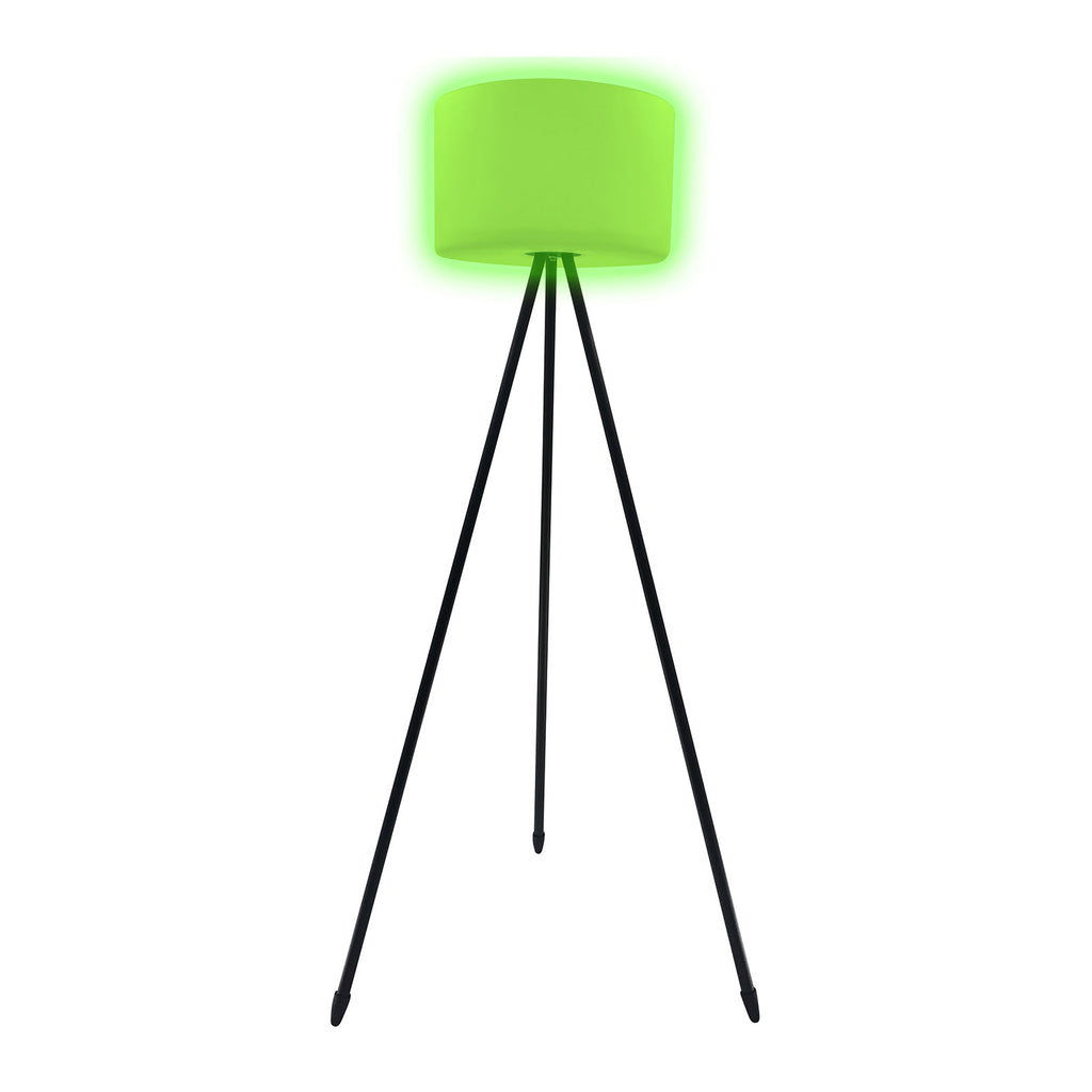 LED utegulvlampe Khaya RGBW dimbar IP44 143 cm montert i uteområde