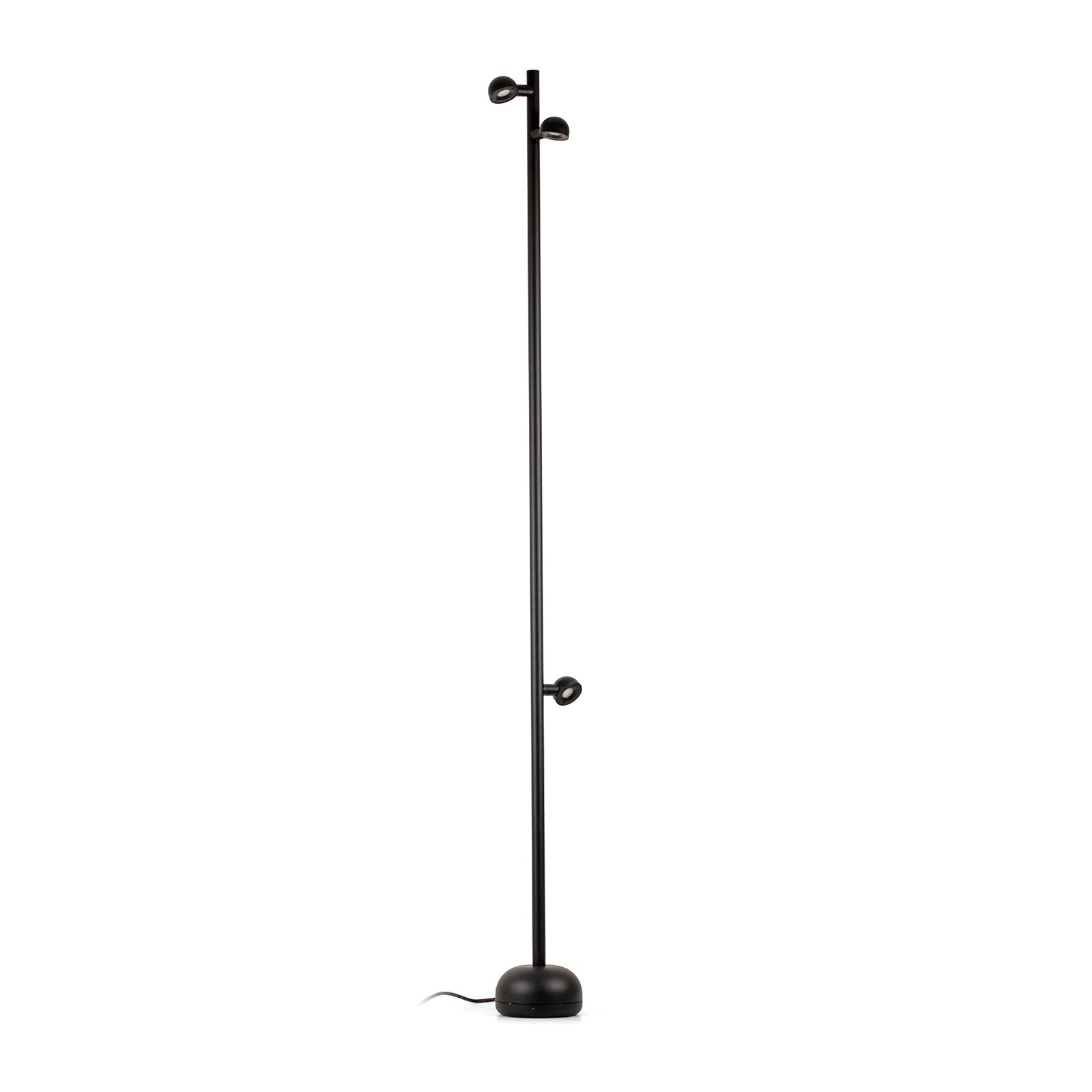 LED utelampe Brot aluminium H180 cm IP65 varmhvit sett forfra
