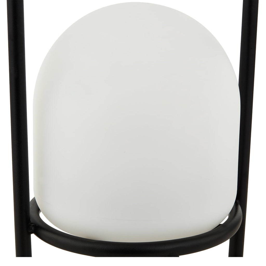 LED utelampe Eleia oppladbar dimbar svart 43 cm IP44 USB-C kabel