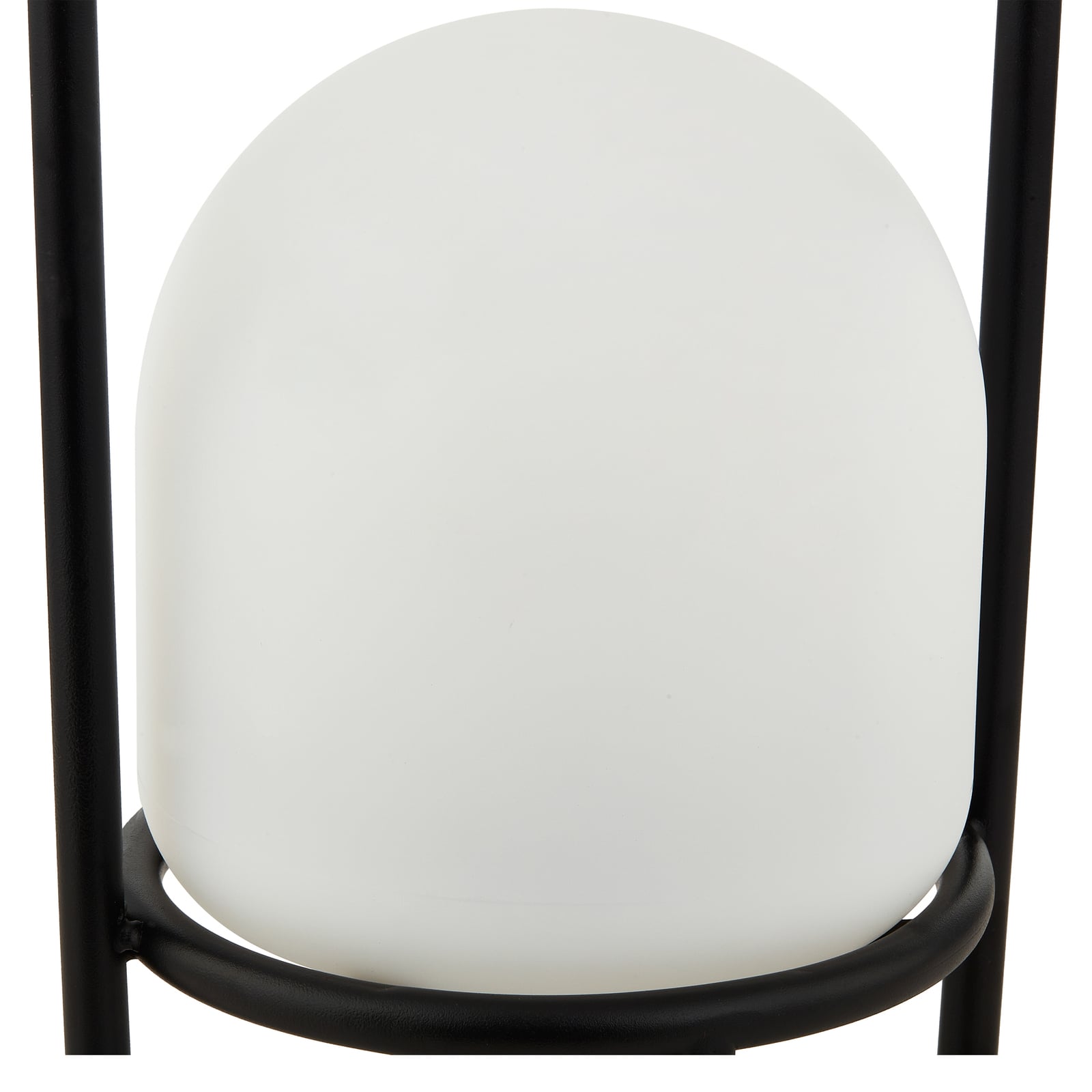 LED utelampe Eleia oppladbar dimbar svart 43 cm IP44 USB-C kabel