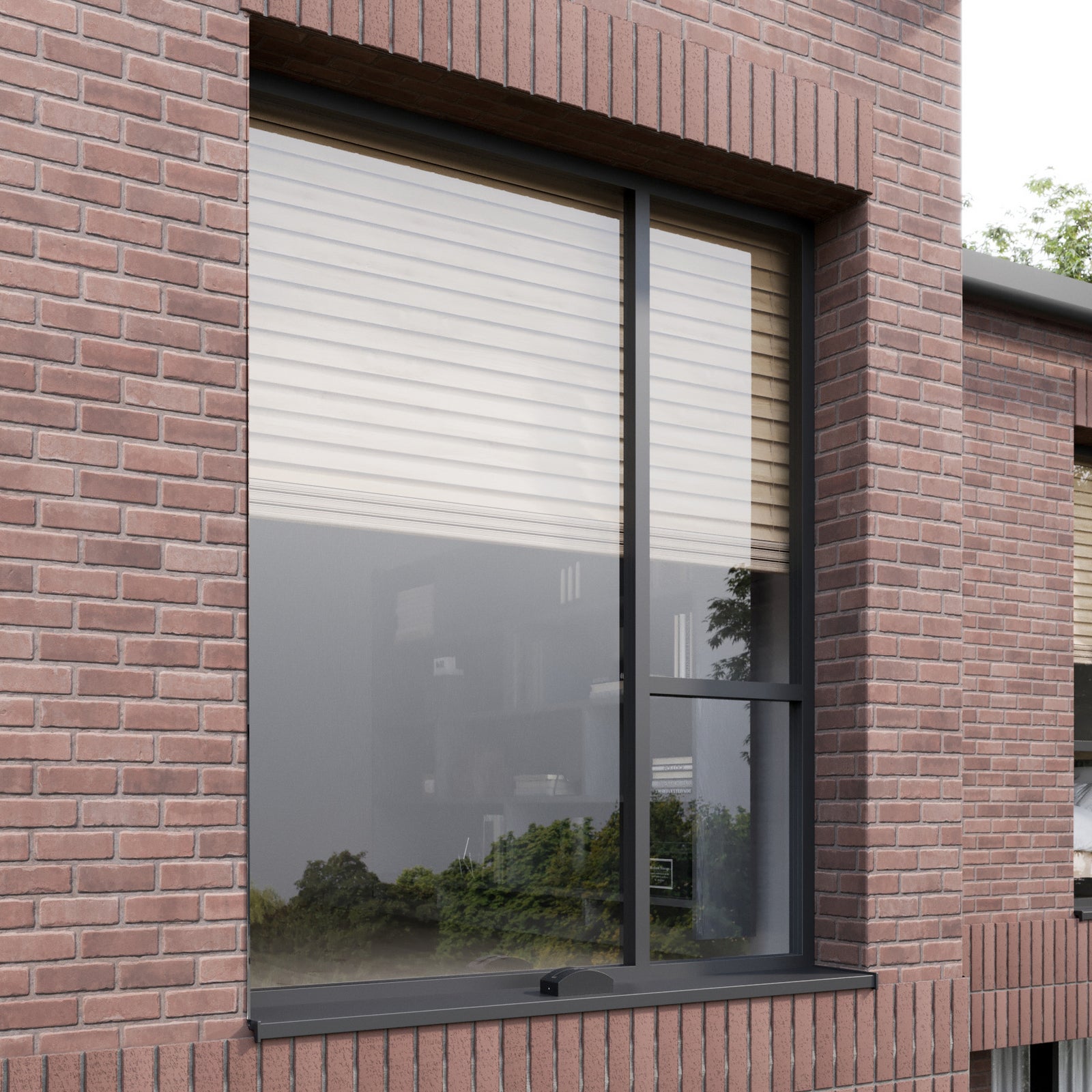 LED utelampe Marka pressstøpt aluminium mørkegrå IP65 detalj
