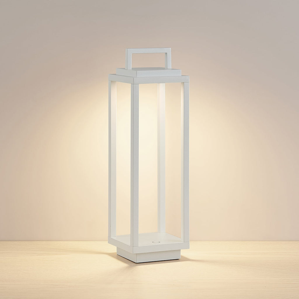 LED utelampe Mirina oppladbar berøringsdimmer hvit IP54 detalj