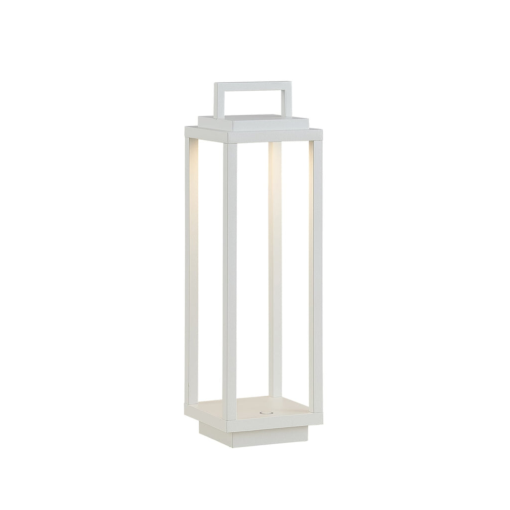 LED utelampe Mirina oppladbar berøringsdimmer hvit IP54 lading via USB