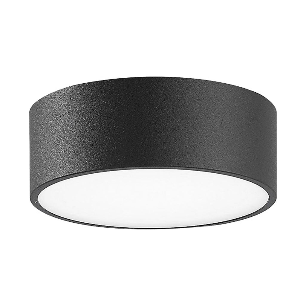 LED utelampe rund aluminium antrasitt Ø15 cm IP65 - CMD detalj