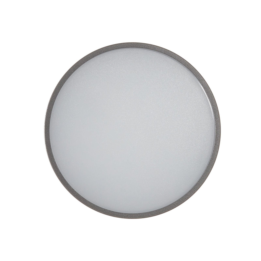 LED utelampe rund aluminium antrasitt Ø15 cm IP65 - CMD sidebilde