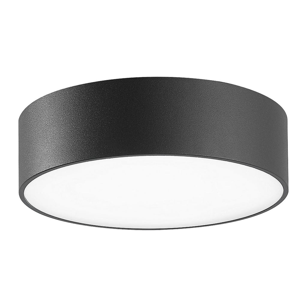 LED utelampe rund aluminium antrasitt Ø25 cm IP65 - CMD detalj