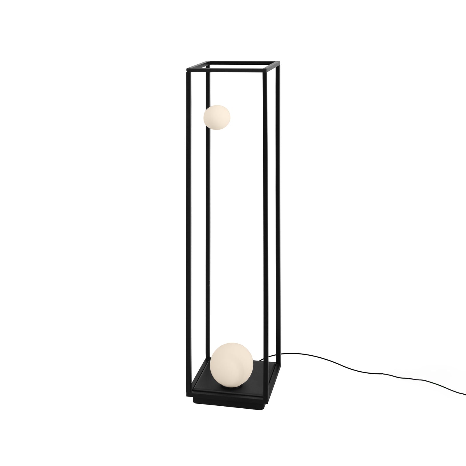 LED utendørs gulvlampe Abachina svart 103 cm IP65 bakside