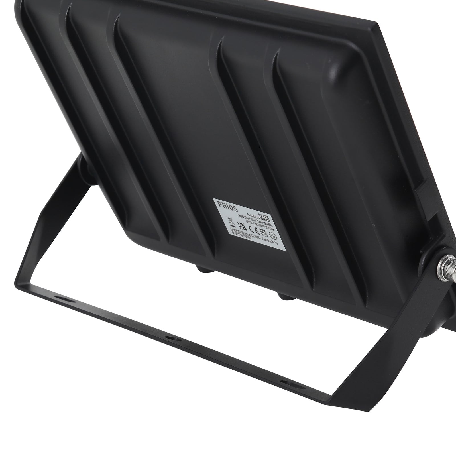 LED utendørs lyskaster Maikel 150W 13120lm aluminium IP65 side