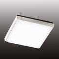 LED utendørs taklampe Desdy hvit 24x24 cm forfra