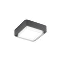 LED utendørs taklampe Diuk mørkegrå aluminium front