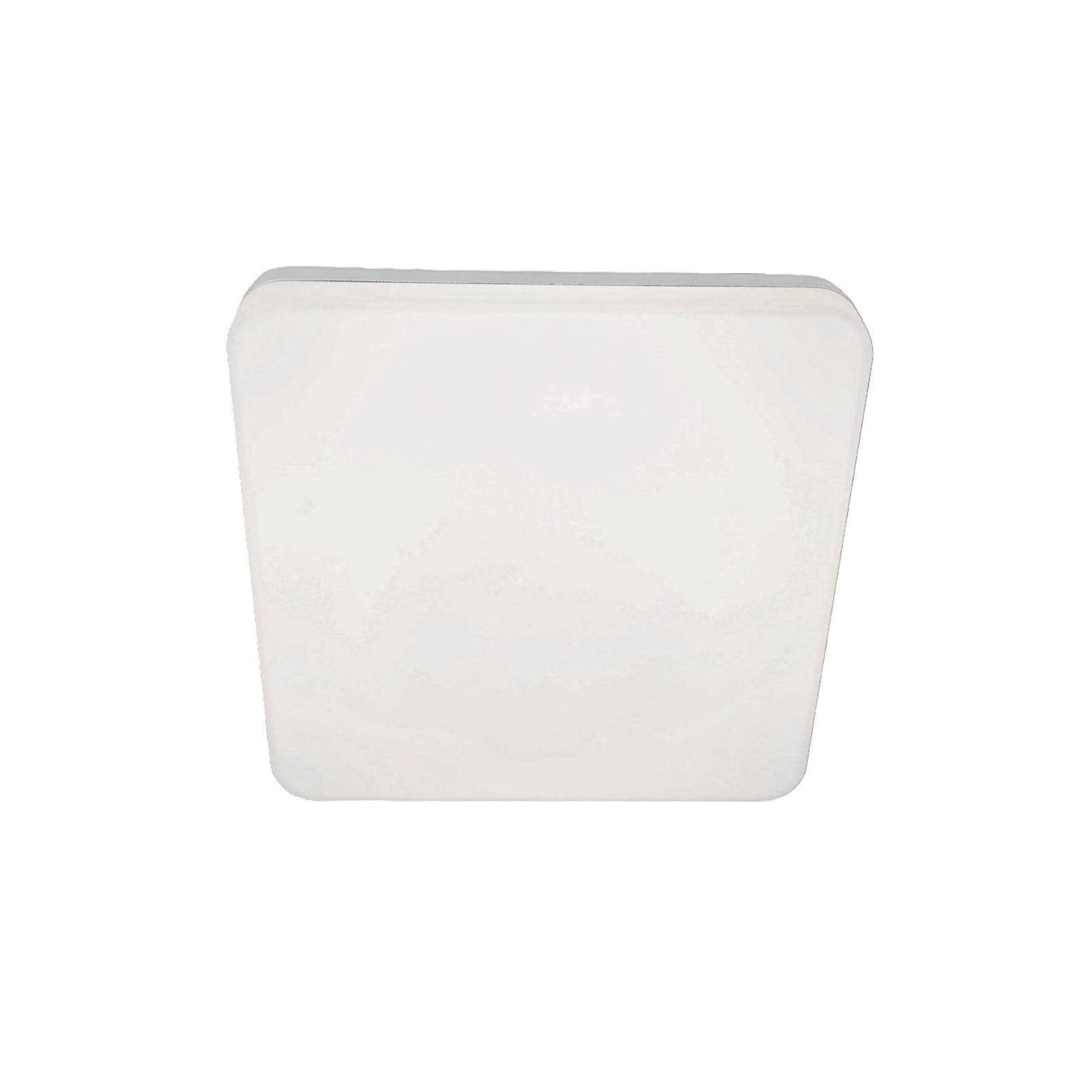 LED utendørs taklampe Folk hvit 28x28 cm IP65 Fabas Luce forfra