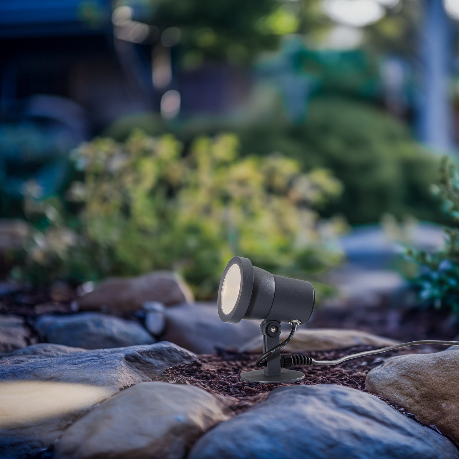 LED utespot 85009 grafitt pressstøpt aluminium IP65 bakside