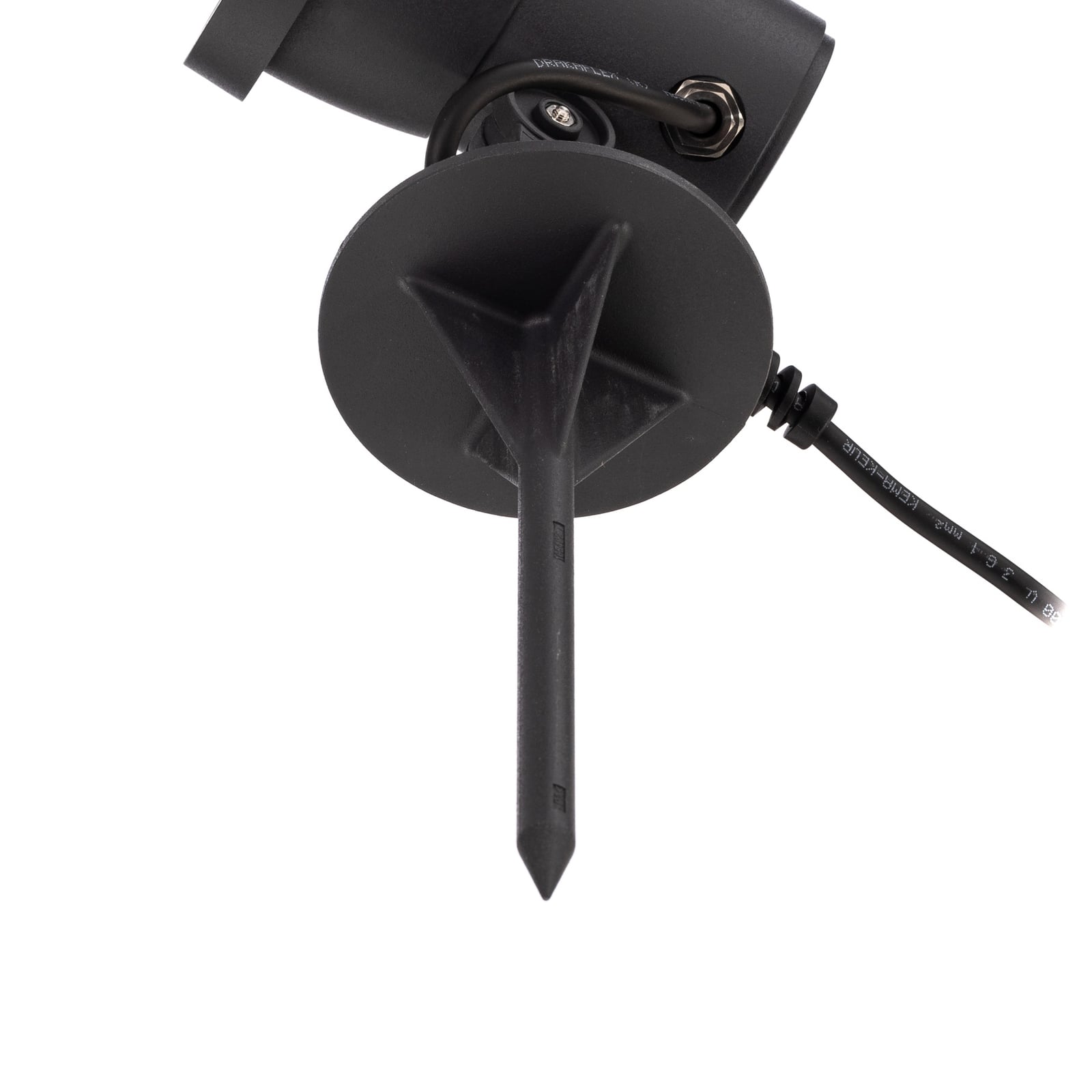 LED utespot 85009 grafitt pressstøpt aluminium IP65 jordspyd detalj