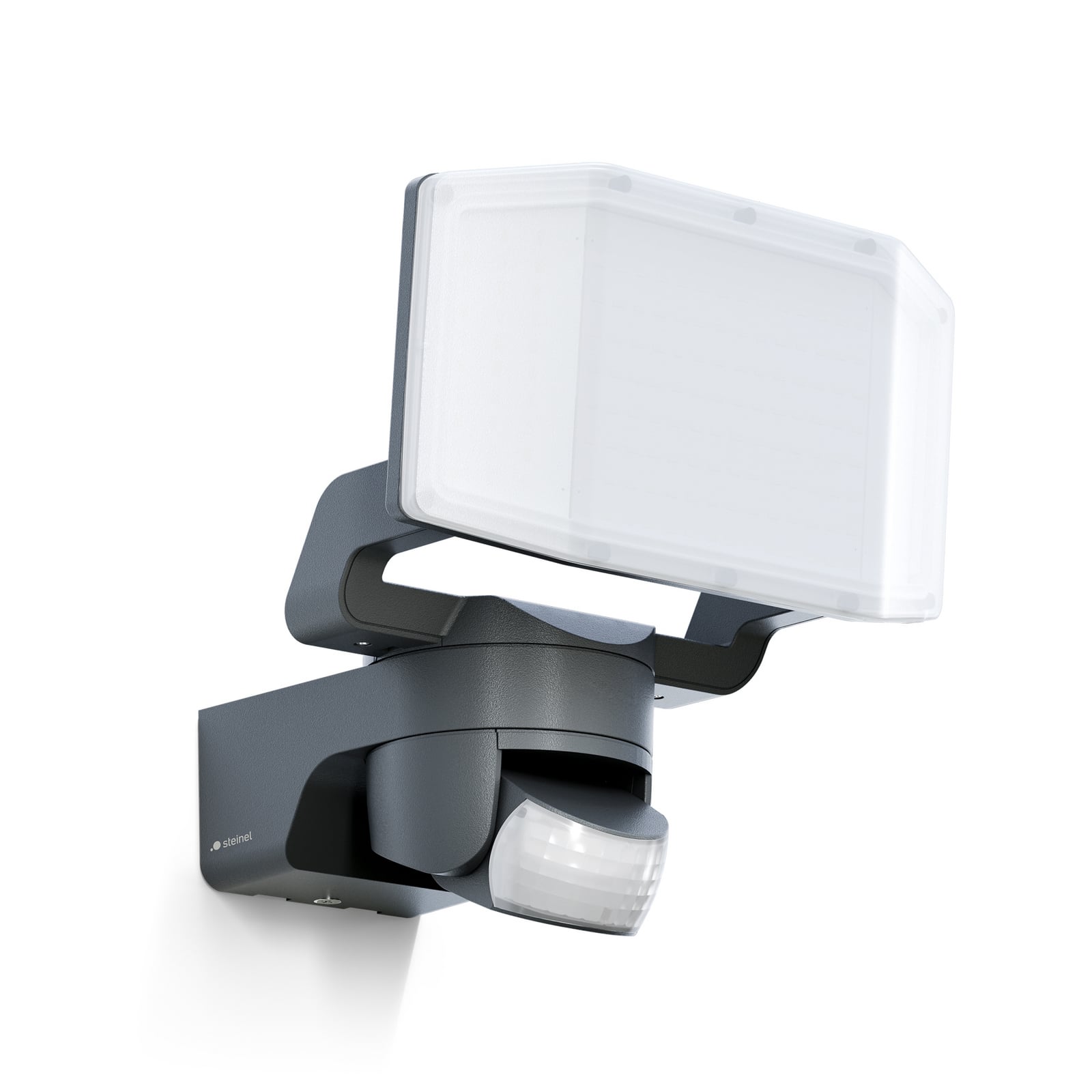 LED utespot med bevegelsessensor antrasitt 14,3W IP54 fra STEINEL i moderne design