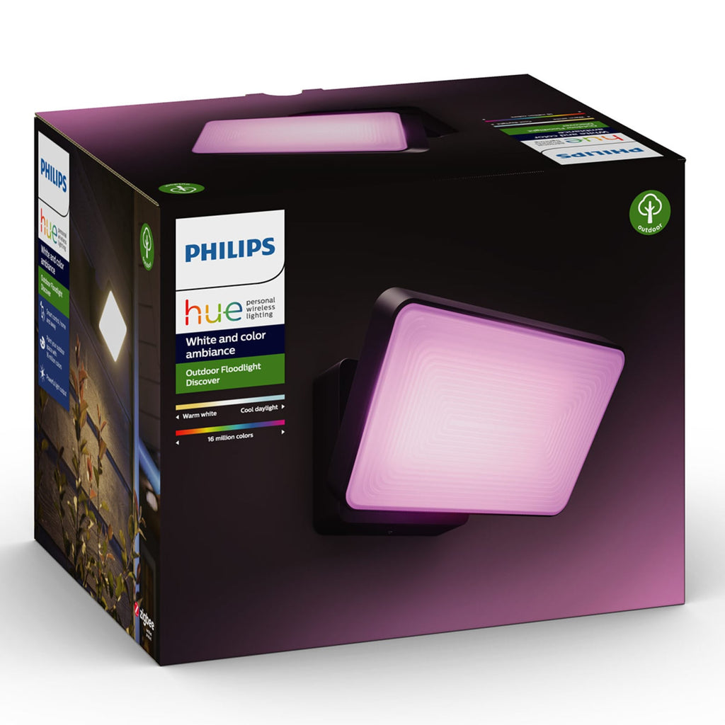Detalj av LED utespot Discover White+Color 30W IP44 Philips Hue