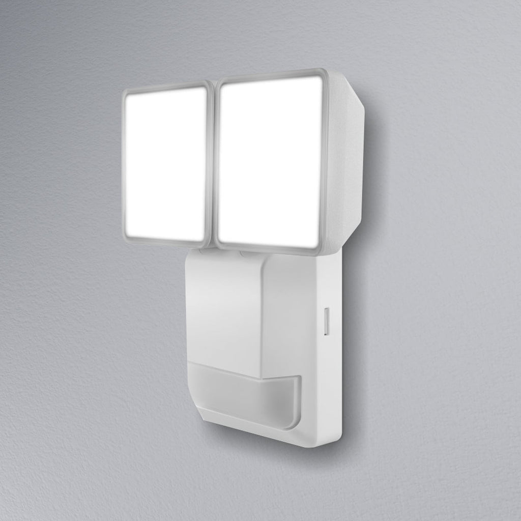 LED utespot Endura Pro med bevegelsessensor 16W IP55 hvit detalj av bevegelsessensor