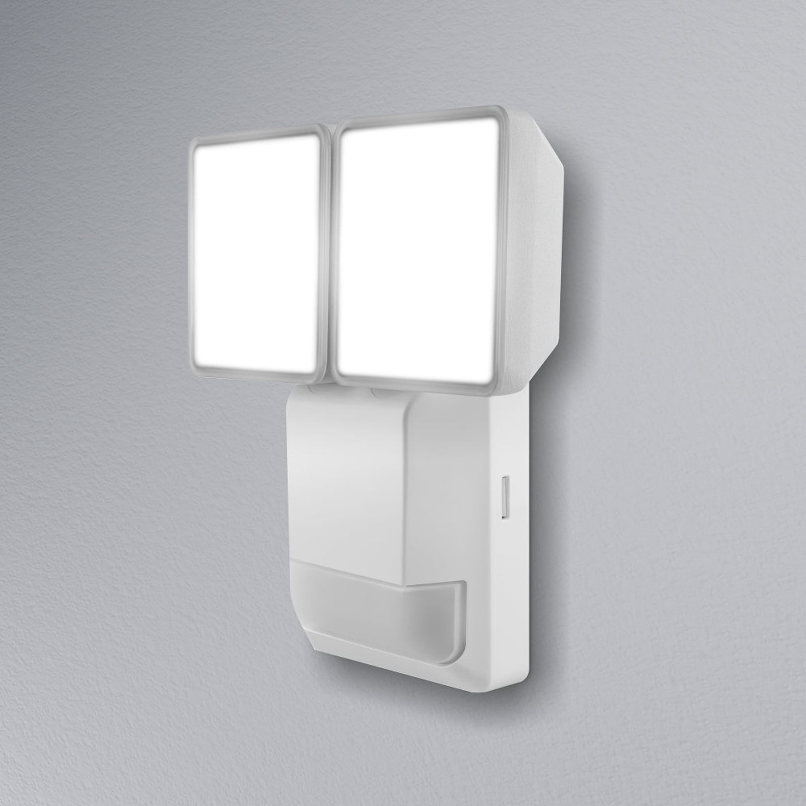 LED utespot Endura Pro med bevegelsessensor 16W IP55 hvit detalj av bevegelsessensor