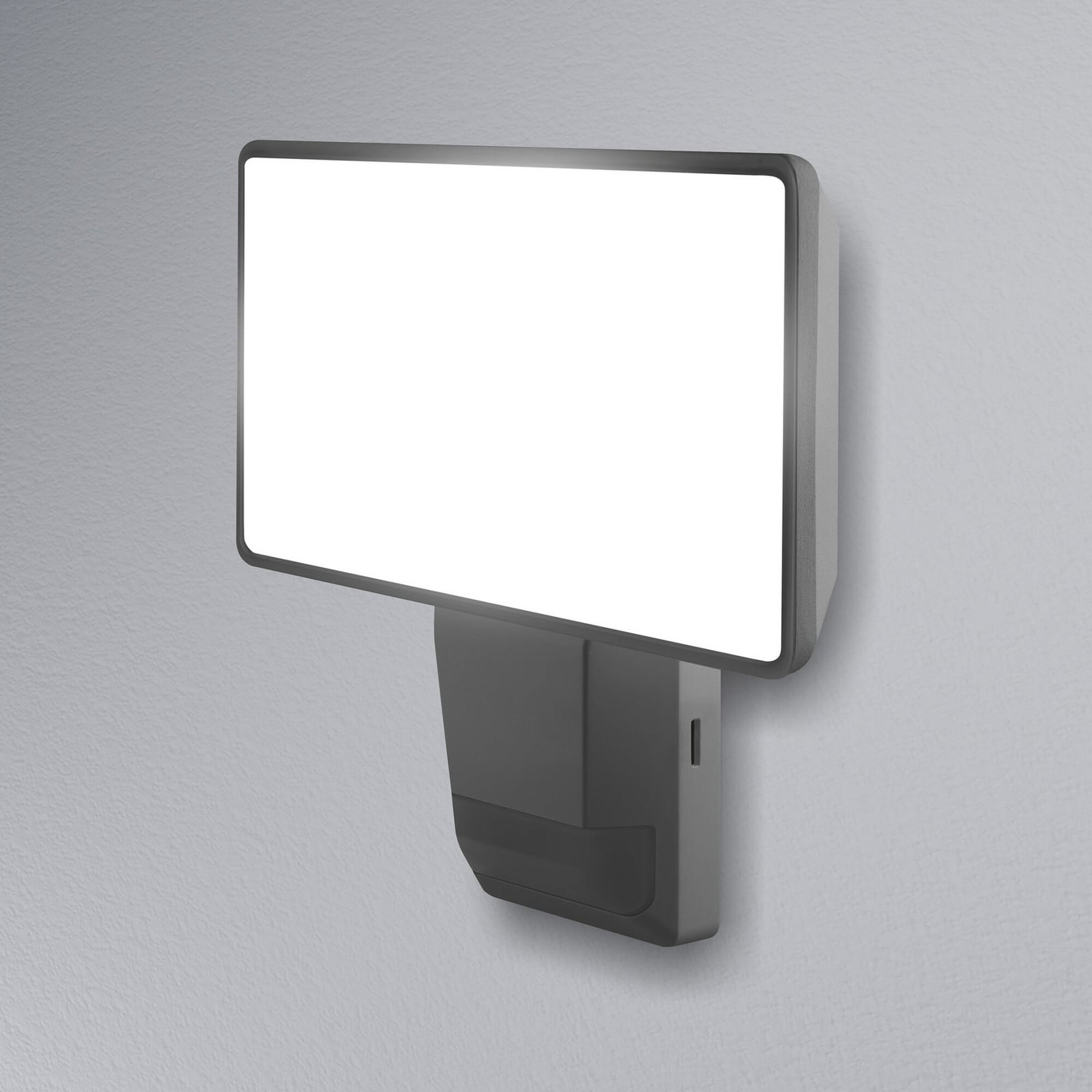 LED utespot ENDURA PRO FLOOD med sensor grå 27W OSRAM detalj av sensor