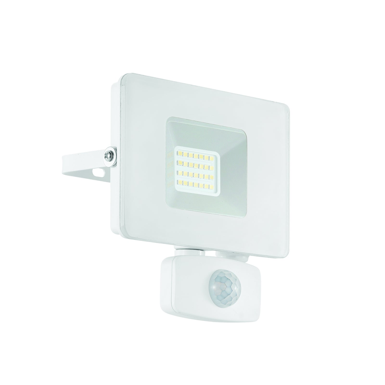 LED utespot Faedo 3 med bevegelsessensor hvit montert