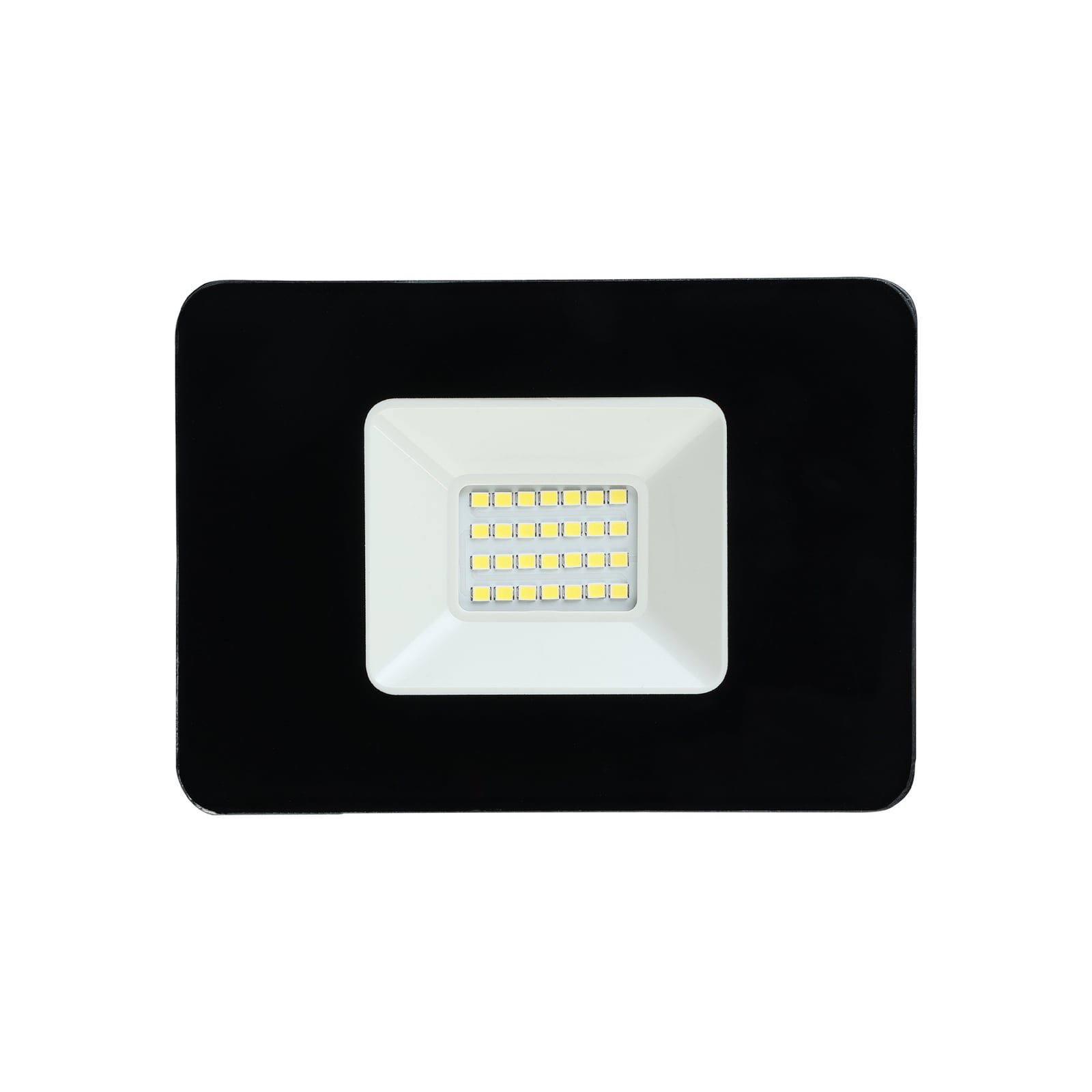 LED utespot Faedo 3 svart 20W 1800lm IP65 nærbilde av LED-lyskilde