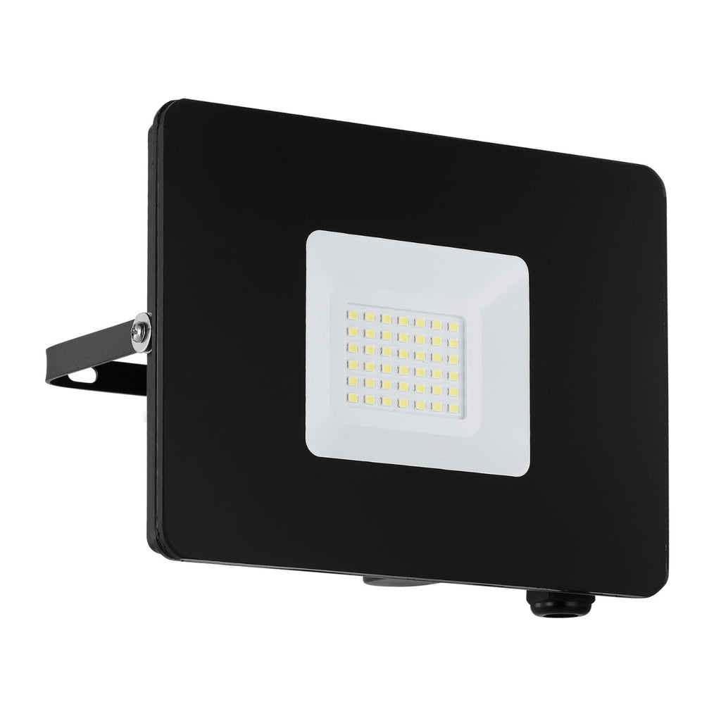 LED-utespot Faedo 3 svart 30W 5000K IP65 bakside