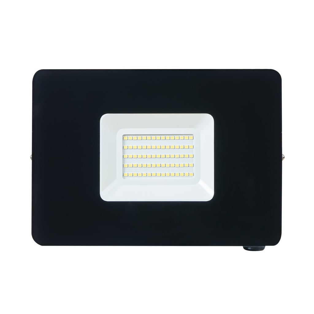 LED utespot Faedo 3 svart 50W 4800lm IP65 nærbilde aluminium