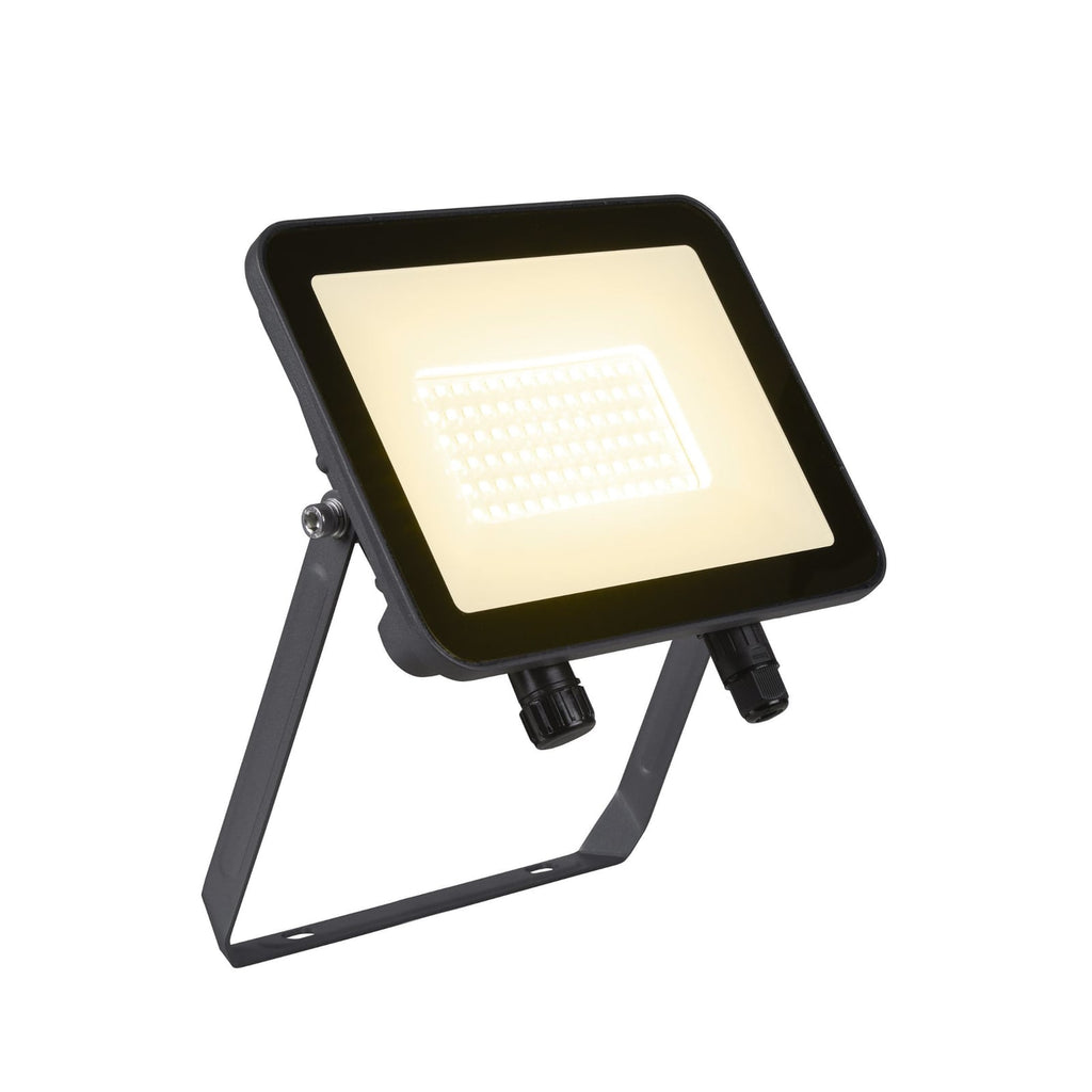 LED utespot Floodi aluminium 48W 3000K IP65 antrasitt bakside