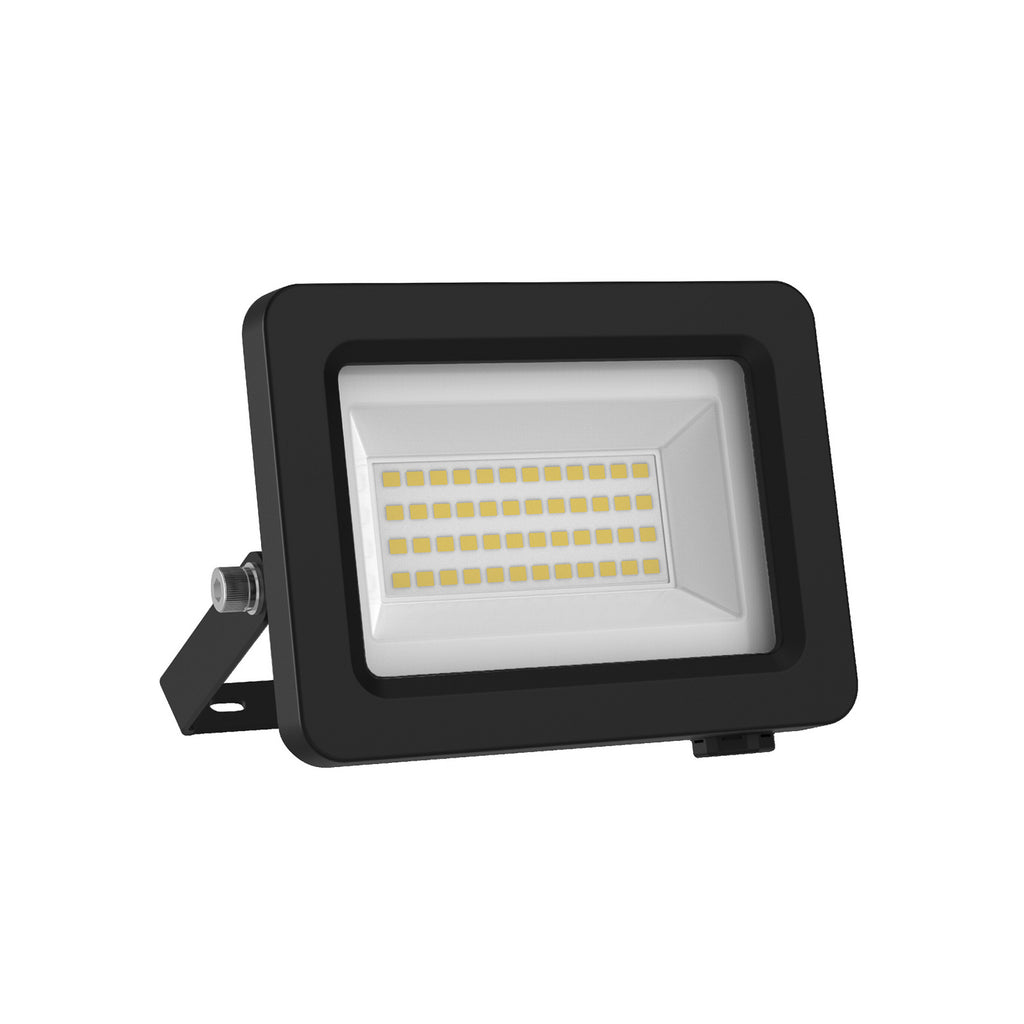 LED utespot Floodlight EA 15W 4000K IP65 svart aluminium forfra